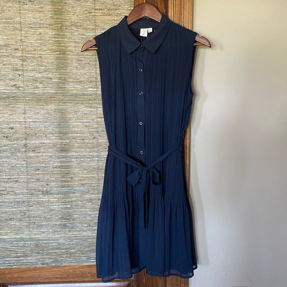 Joie Blue Pleated Dress